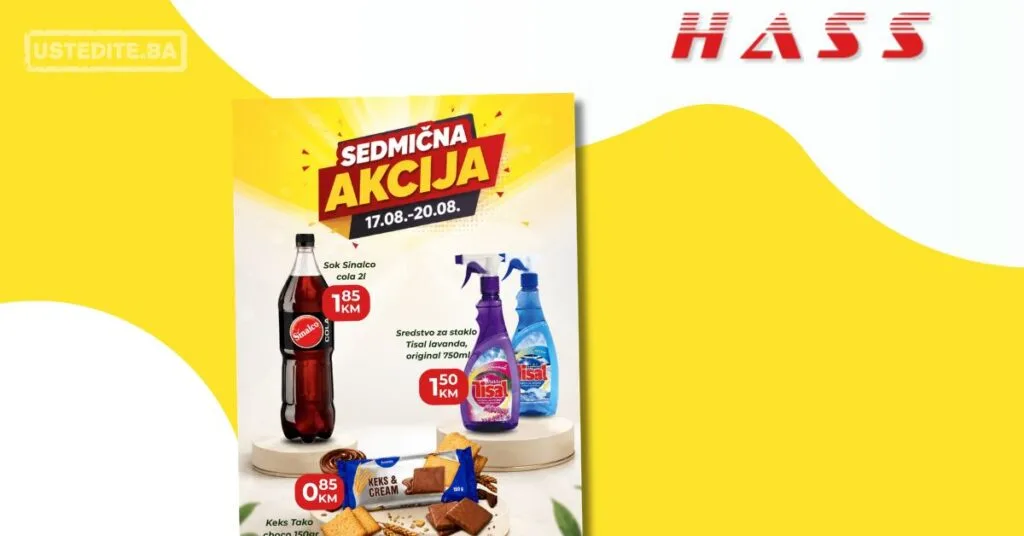 Hass komerc Zenica SEDMIČNA AKCIJA 16-20.8.2026.