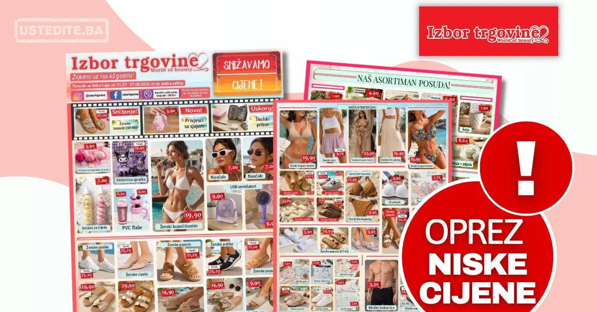 Izbor trgovine katalog 31.07-07.08.2026.
