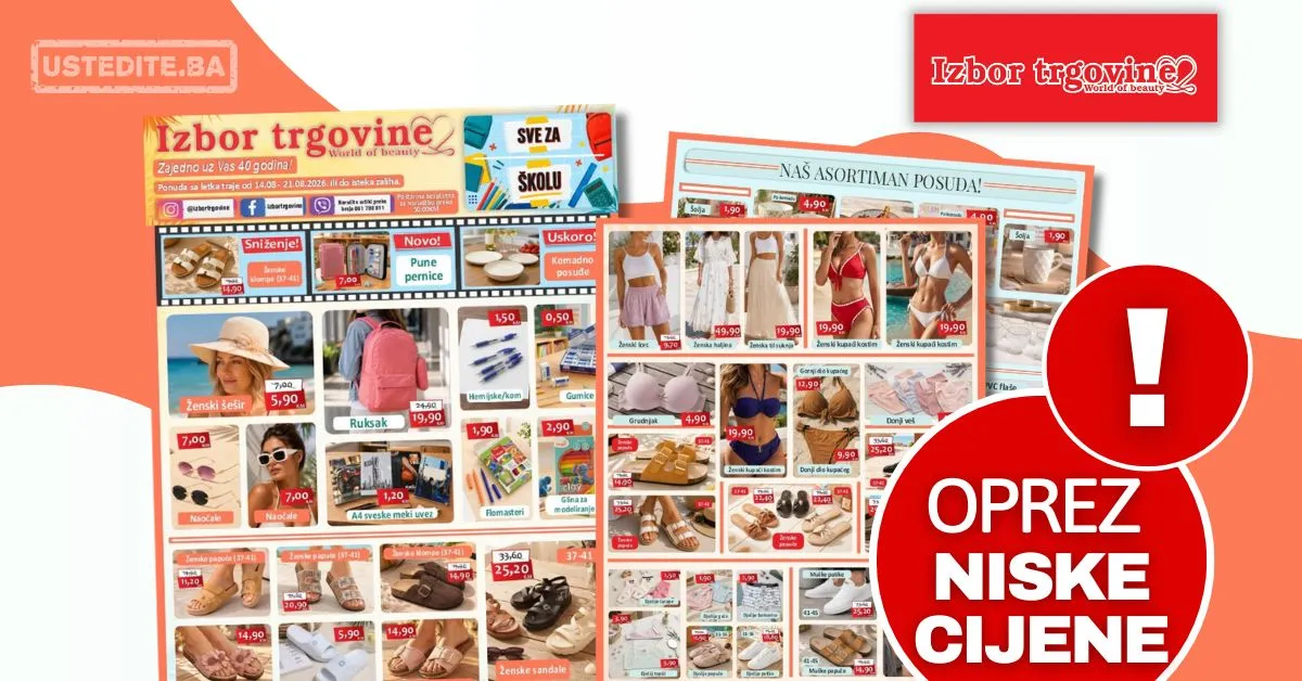 Izbor trgovine katalog 14-21.8.2026.