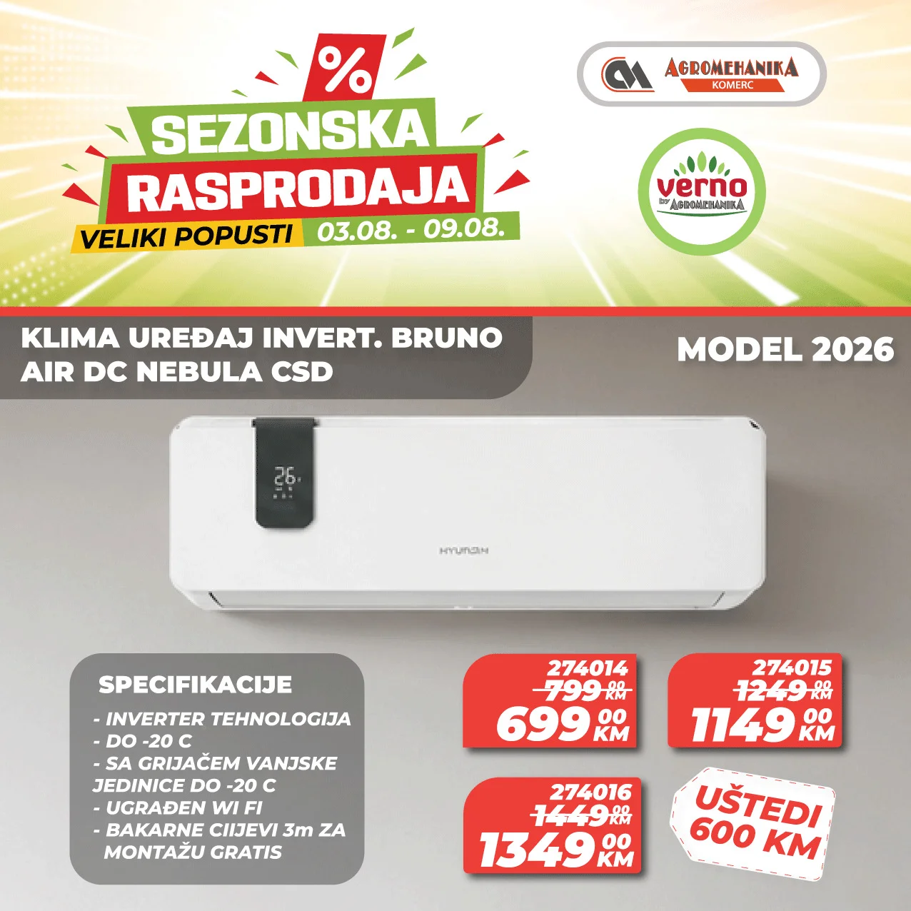 Verno by Agromehanika RASPRODAJA 3-9.8.2026. - str. 24