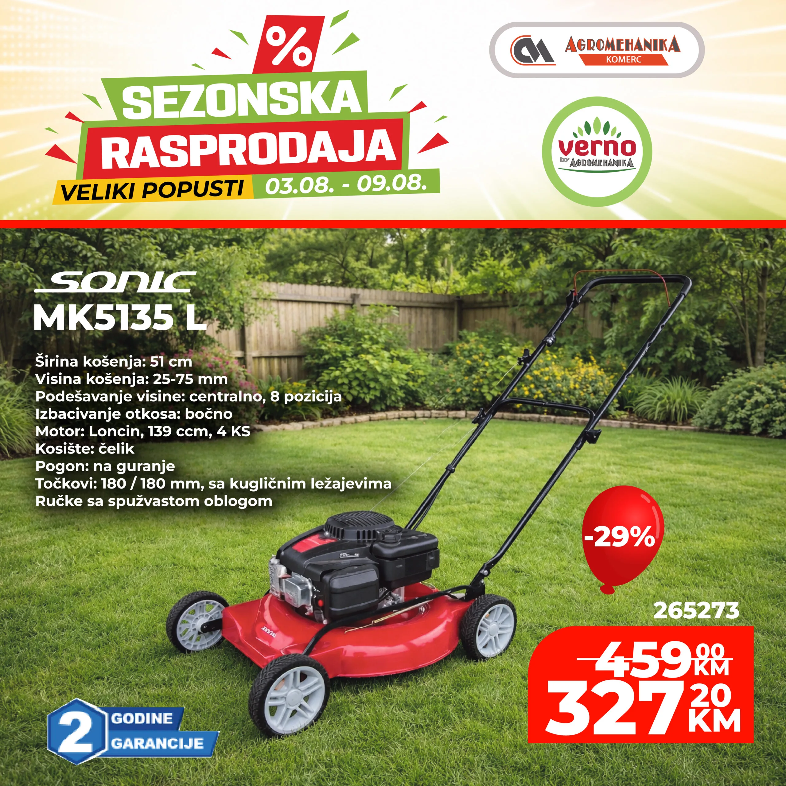 Verno by Agromehanika RASPRODAJA 3-9.8.2026. - str. 5