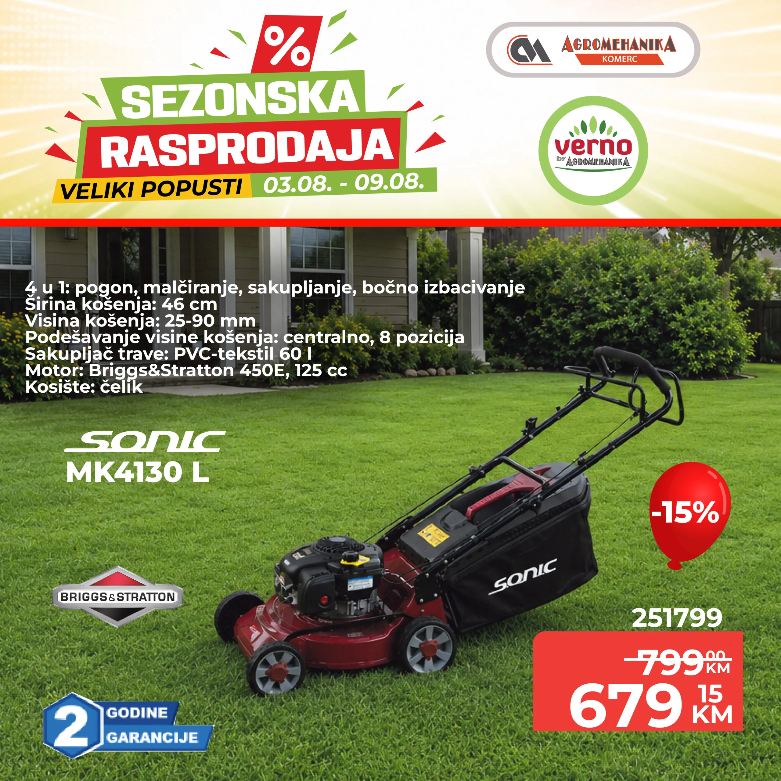 Verno by Agromehanika RASPRODAJA 3-9.8.2026. - str. 7