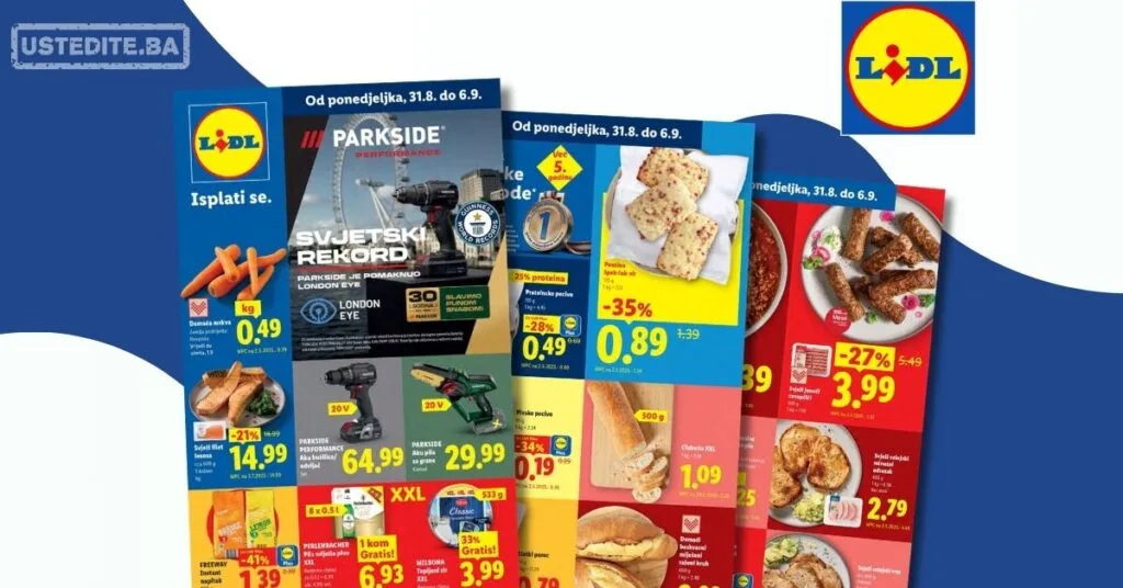 Lidl katalog HRVATSKA 31.8-6.9.2026.