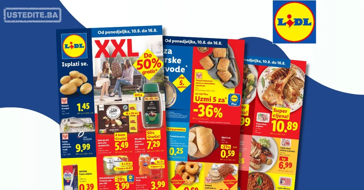 Lidl katalog HRVATSKA 10-16.8.2026.
