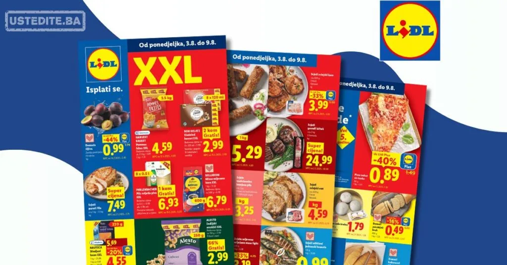 Lidl katalog HRVATSKA 3-9.8.2026.