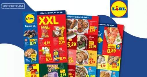 Lidl katalog HRVATSKA 3-9.8.2026.