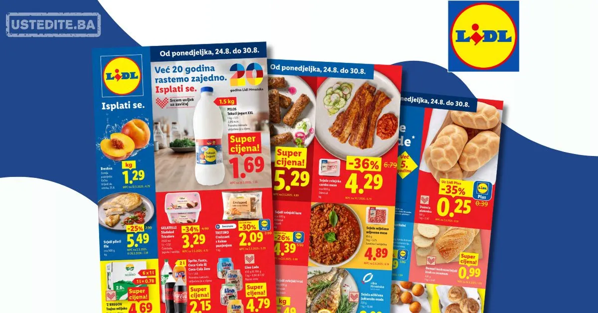Lidl katalog HRVATSKA 24-30.8.2026.