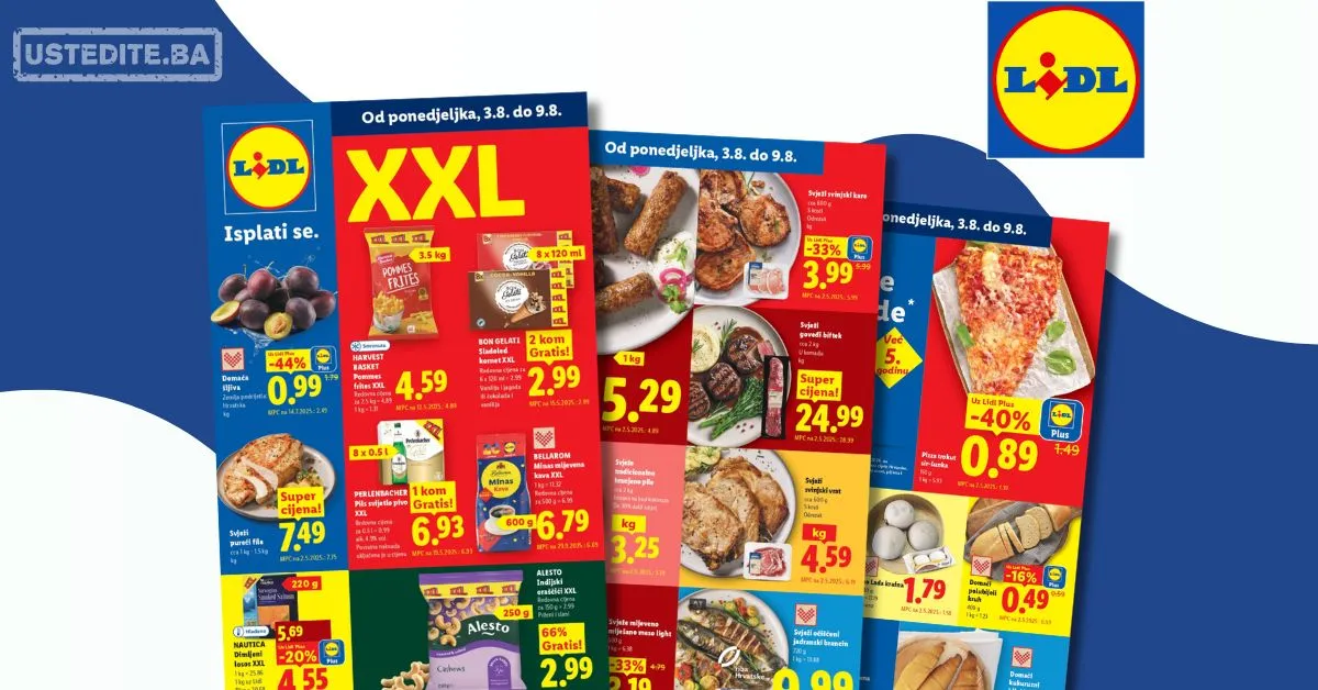 Lidl katalog HRVATSKA 3-9.8.2026.
