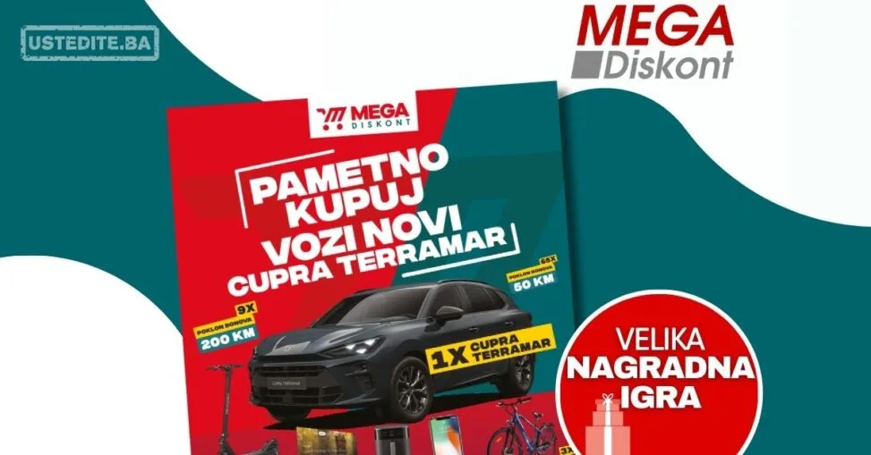 Mega Diskont NAGRADNA IGRA 1.9-15.10.2026.