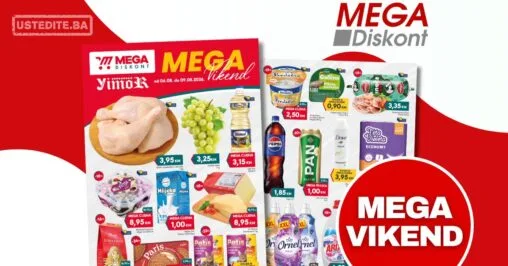 Mega Diskont vikend akcija 6-9.8.2026.