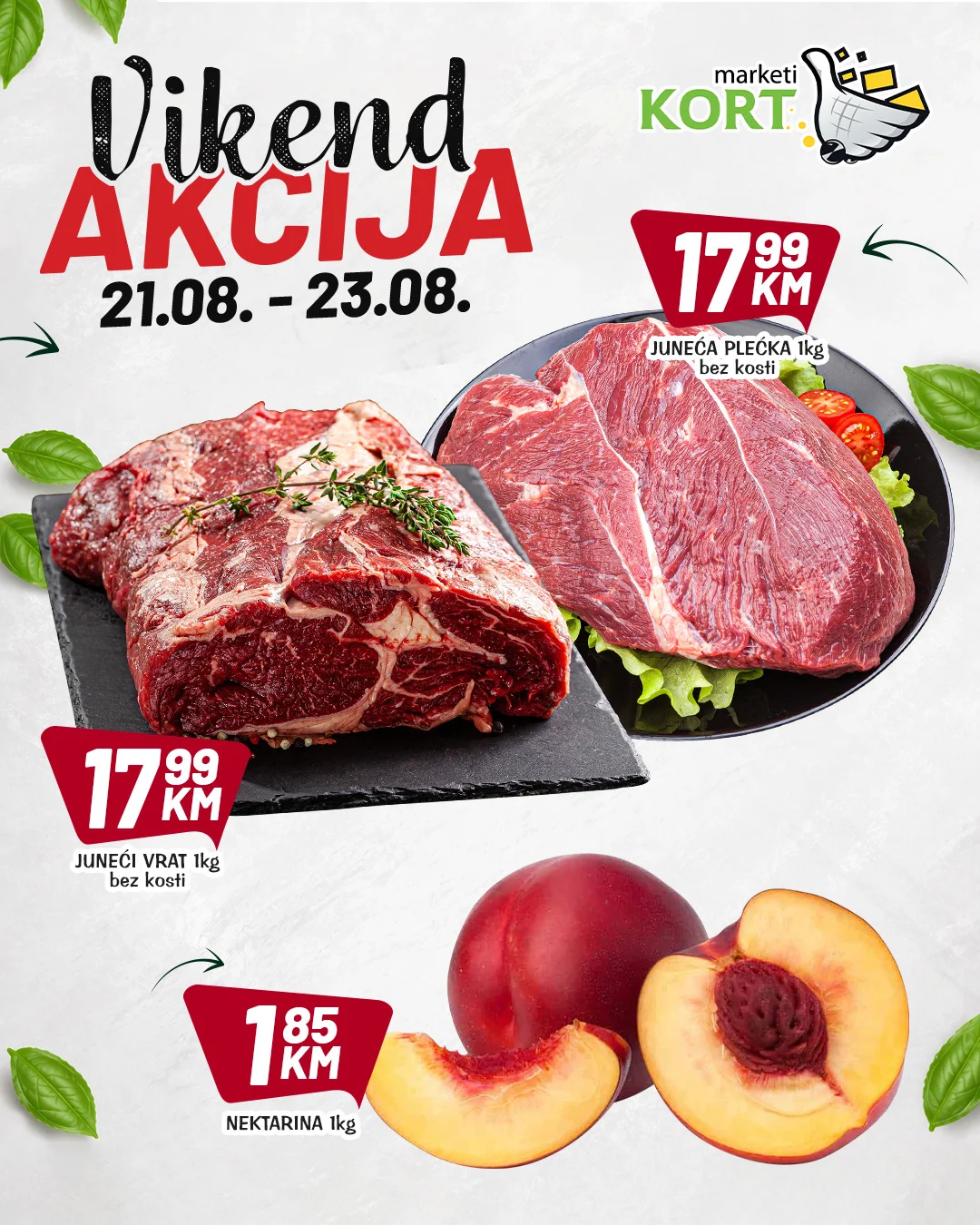 Kort vikend akcija 21-23.8.2026. - str. 1