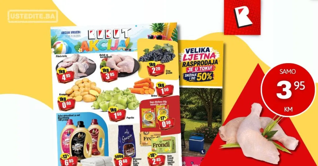 Robot akcija za početak sedmice 17-19.8.2026.