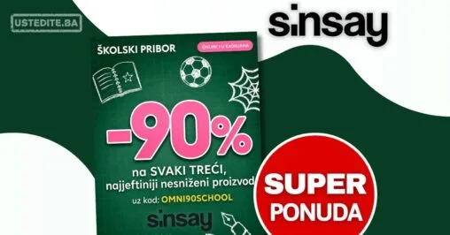 Sinsay ima veliku akciju za školu: čak -90% na svaki treći proizvod - str. 1