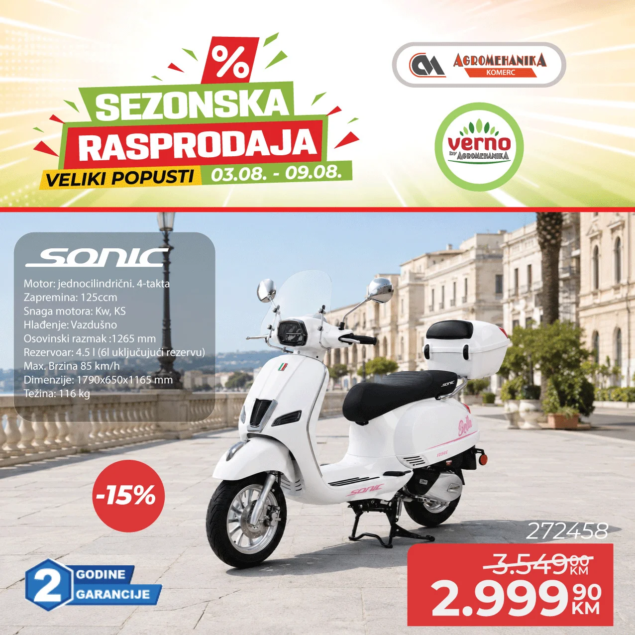 Verno by Agromehanika RASPRODAJA 3-9.8.2026. - str. 12