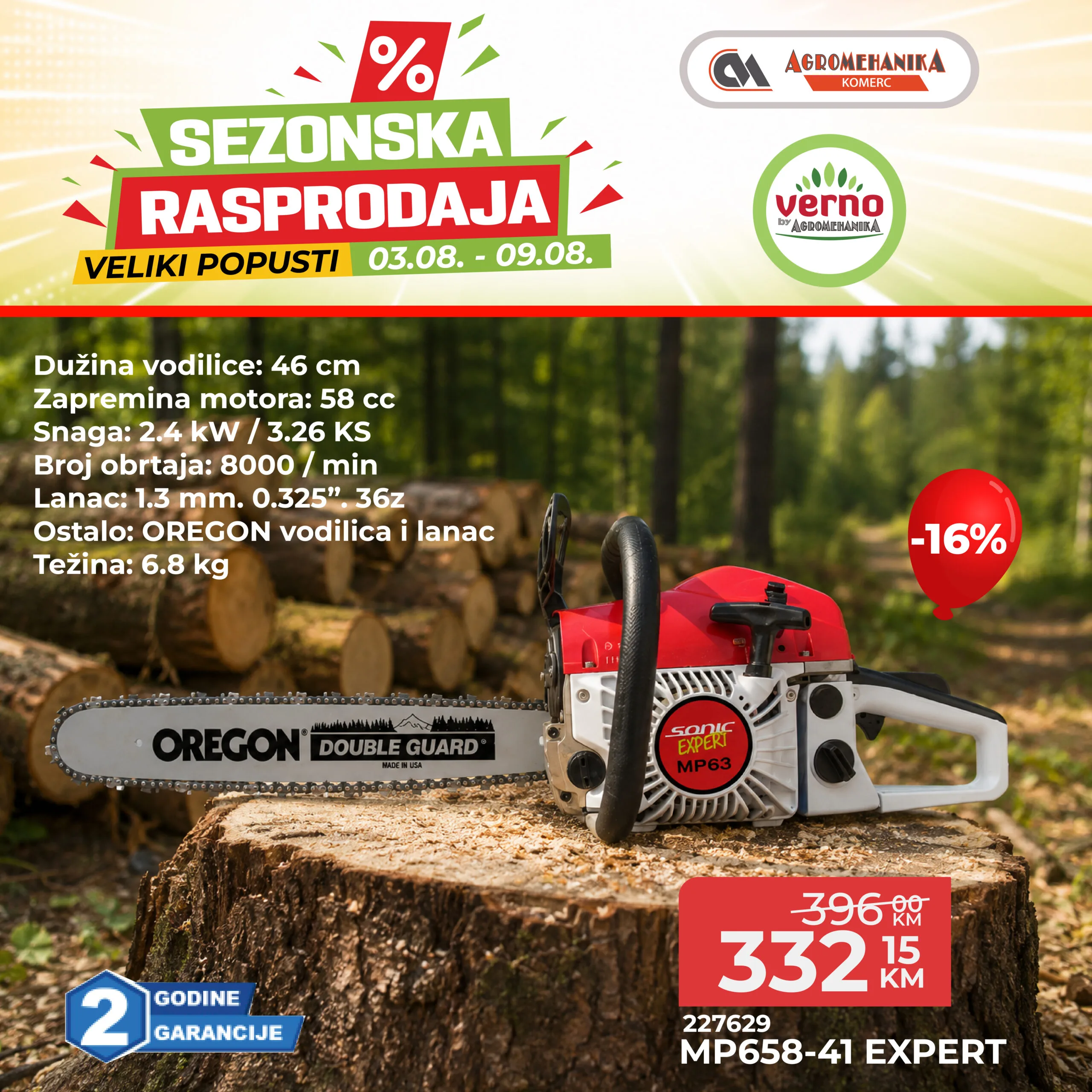 Verno by Agromehanika RASPRODAJA 3-9.8.2026. - str. 8