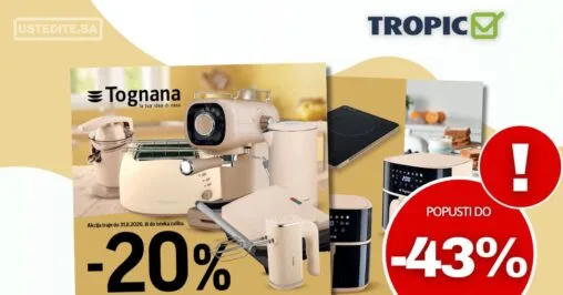 Tropic katalog TOGNANA - akcija do 31.8.2026.