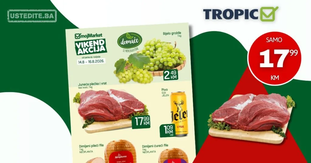 Tropic vikend akcija 14-16.8.2026.
