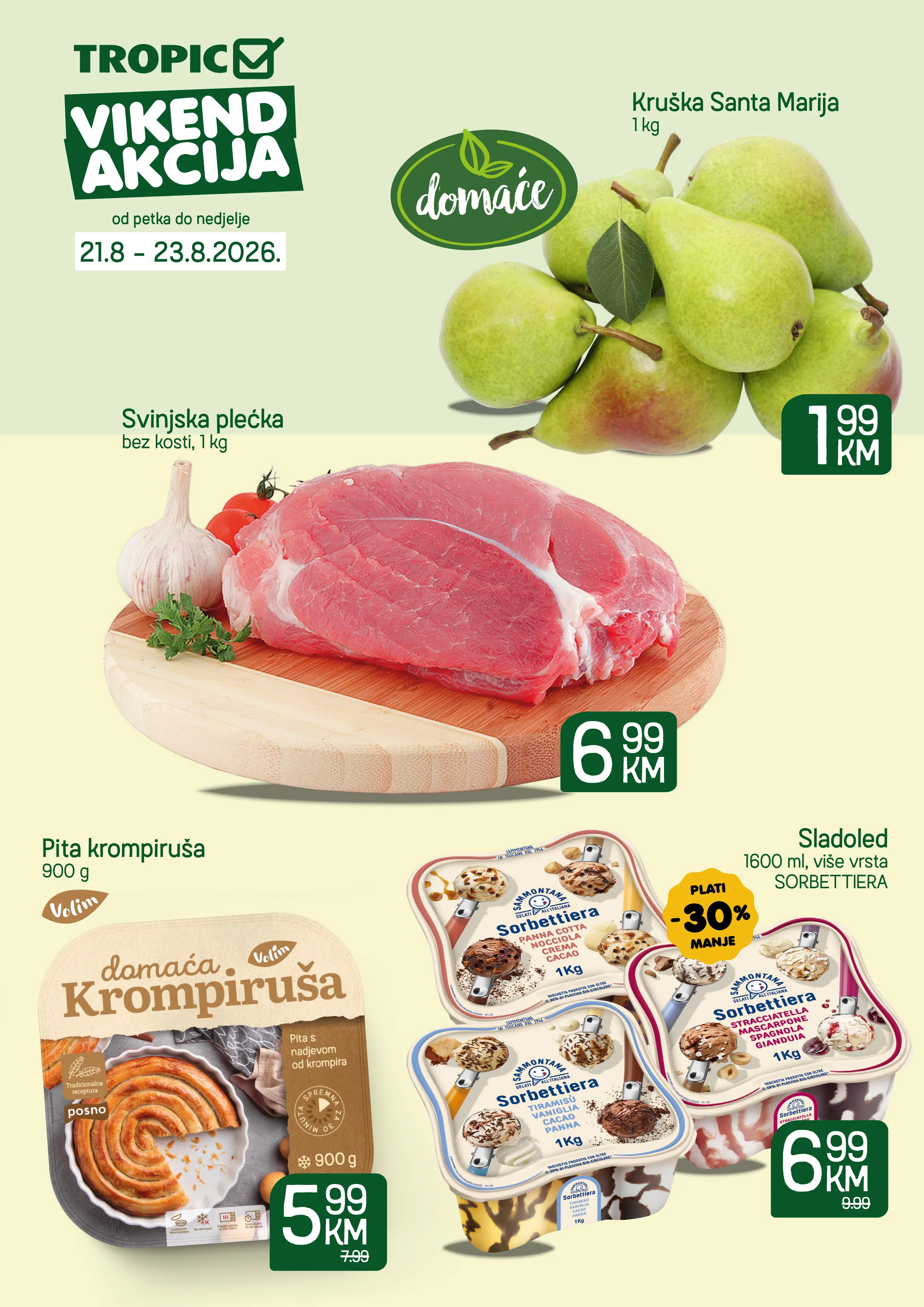 Tropic vikend akcija 21-23.8.2026. - str. 1