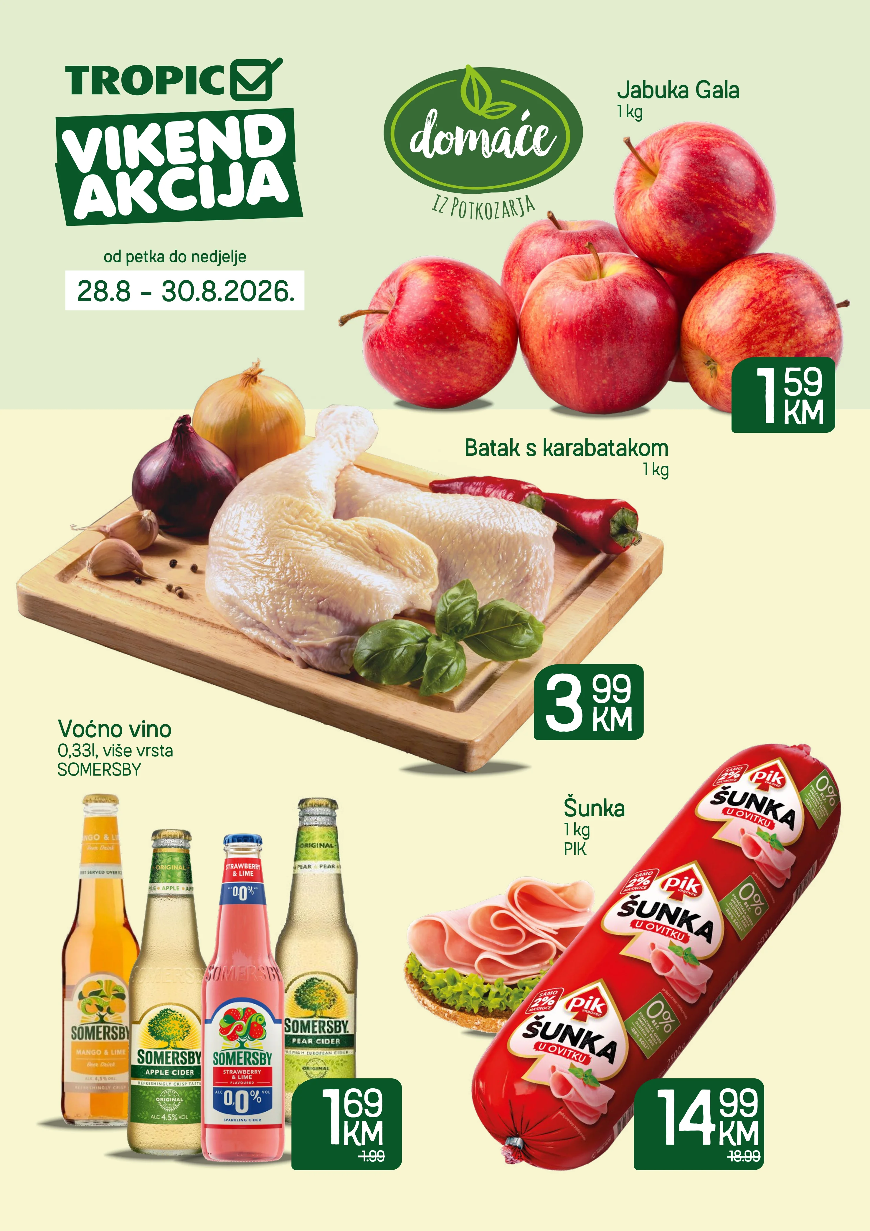 Tropic vikend akcija 28-30.8.2026. - str. 1