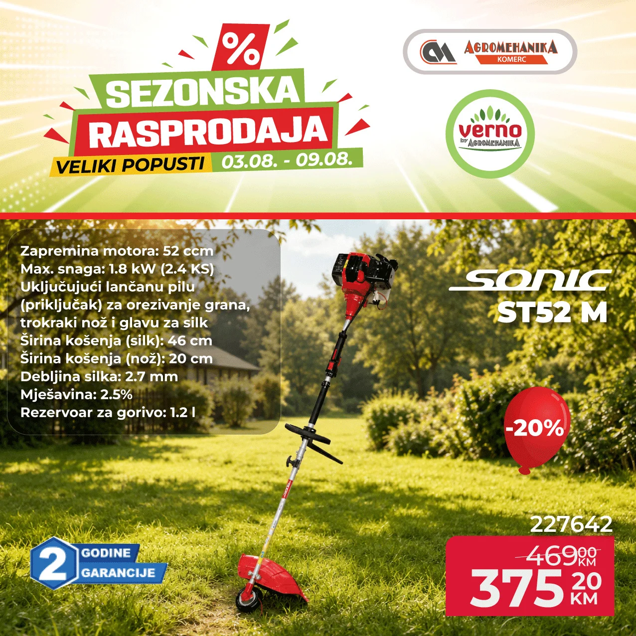 Verno by Agromehanika RASPRODAJA 3-9.8.2026. - str. 15