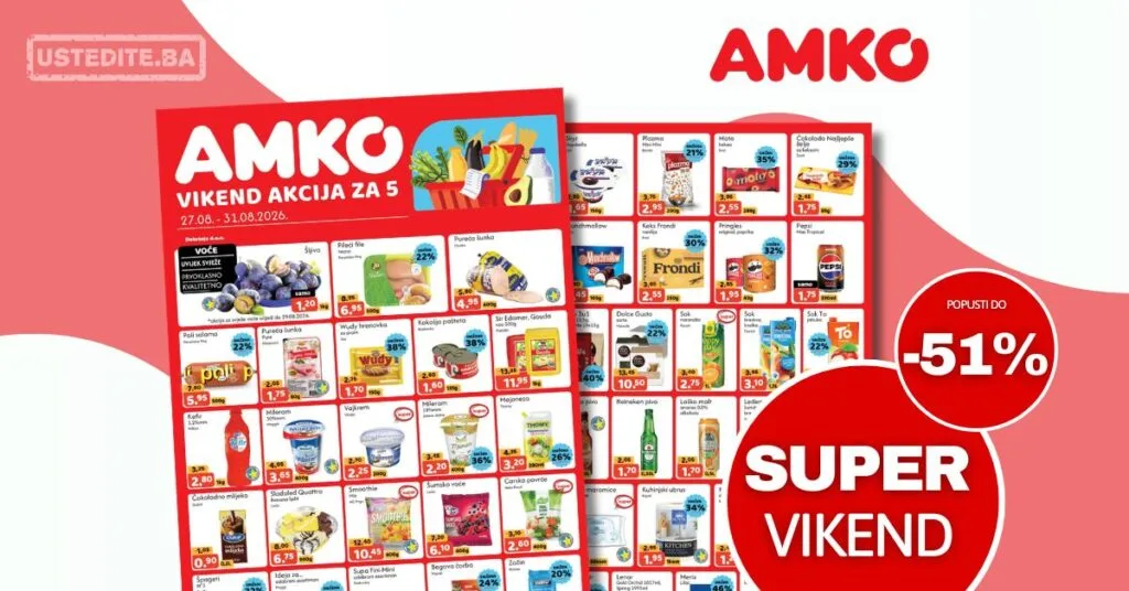 Amko vikend akcija 27-31.8.2026.