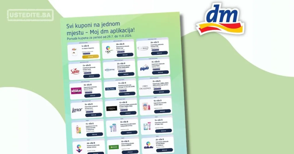 dm KUPONI – akcija do 11.8.2026.