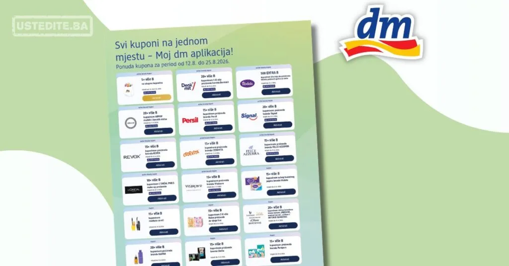 dm KUPONI – akcija do 25.8.2026.