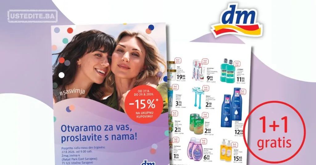 dm katalog SVE 1+1 GRATIS 27-29.8.2026. - str. 4