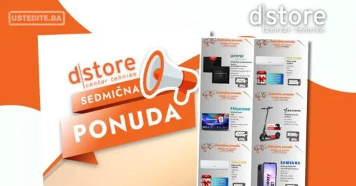 Dstore SEDMIČNA PONUDA 10-16.8.2026.