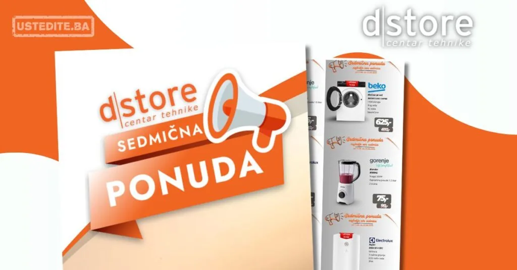Dstore SEDMIČNA PONUDA 17-23.8.2026.