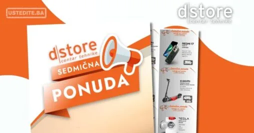 Dstore SEDMIČNA PONUDA 31.8-6.9.2026.