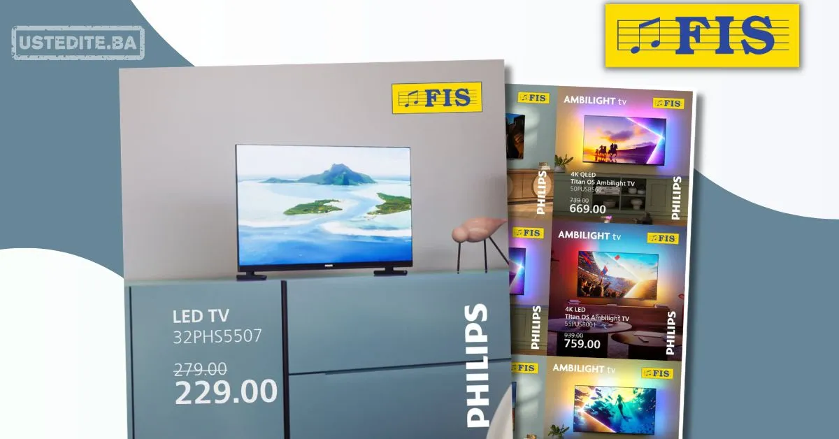 Fis akcija PHILIPS TELEVIZORA august 2026.