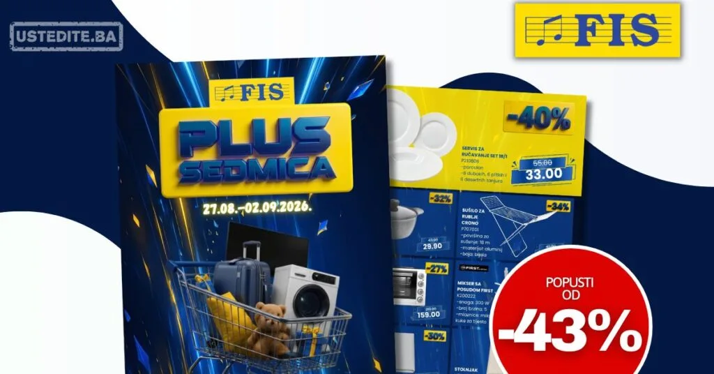 Fis akcija PLUS SEDMICA 27.8-2.9.2026.