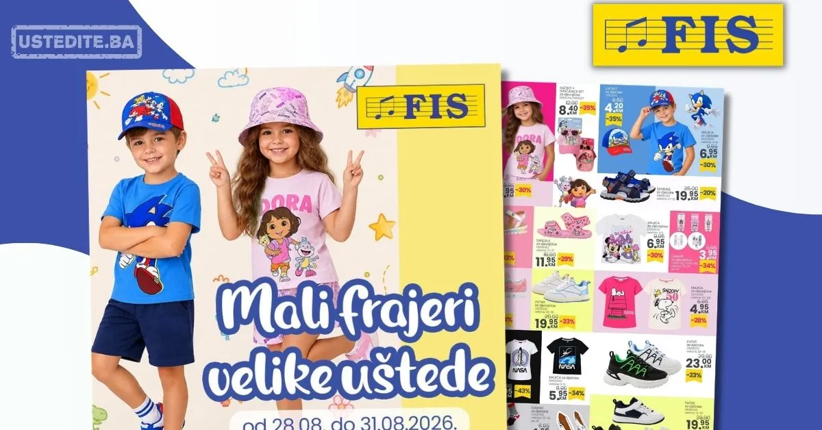 Fis katalog ODJEĆA ZA DJECU 28-31.8.2026.