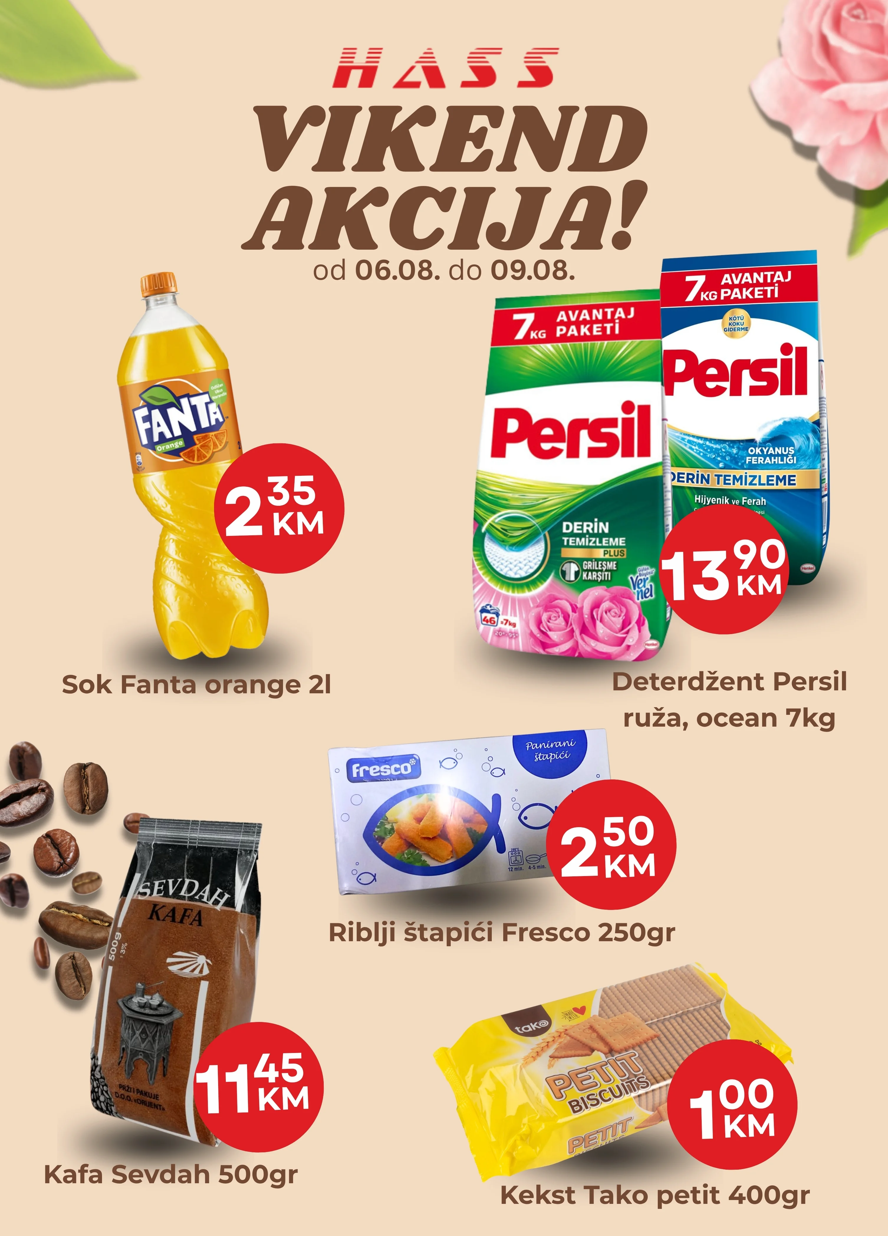Hass komerc vikend akcija 6-9.8.2026. - str. 1