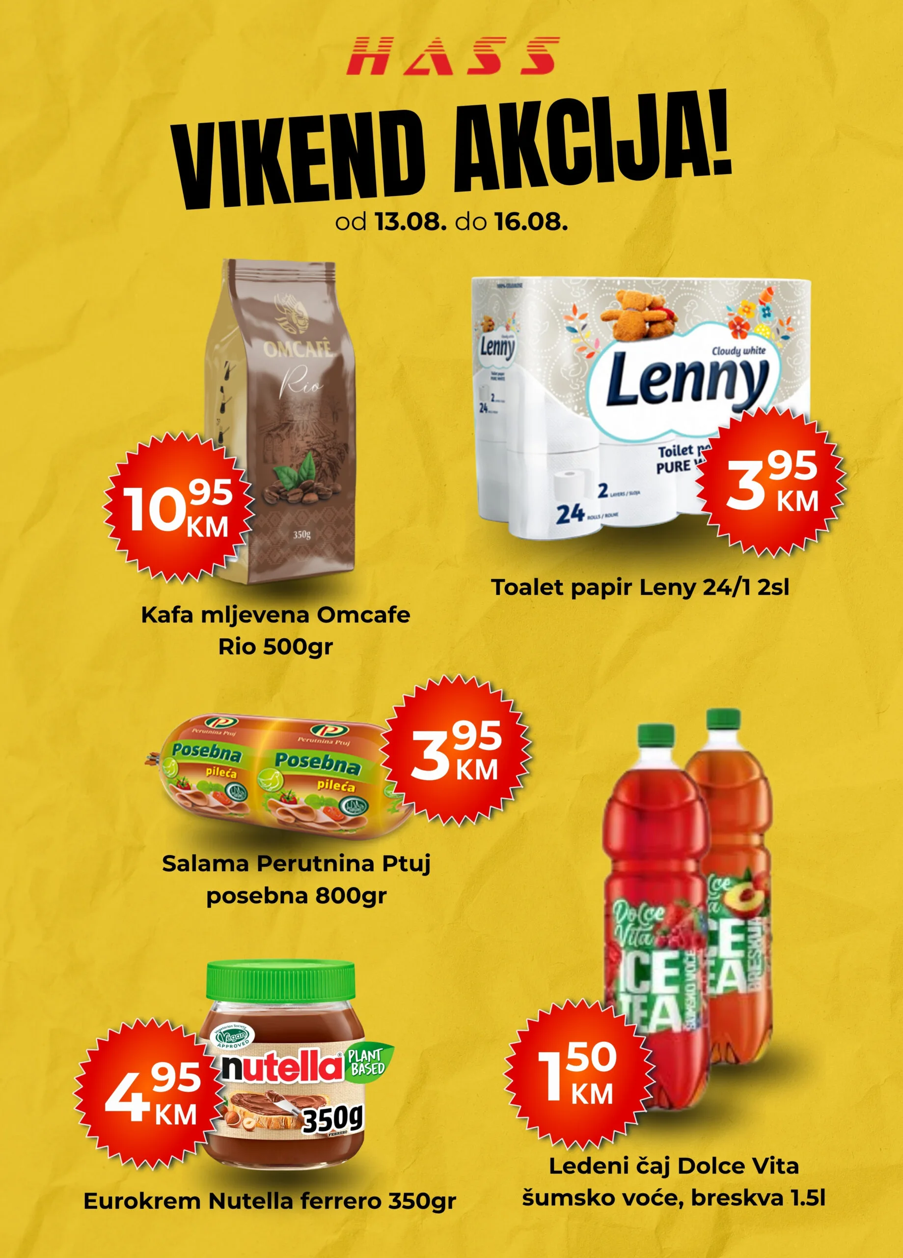 Hass komerc Zenica vikend akcija 13-16.8.2026. - str. 1
