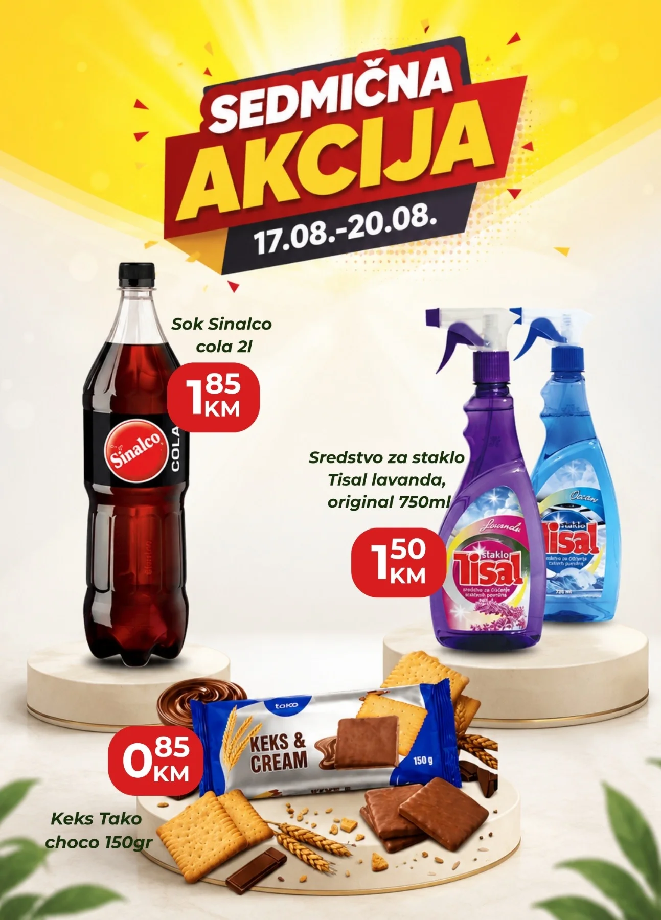 Hass komerc Zenica SEDMIČNA AKCIJA 16-20.8.2026. - str. 1