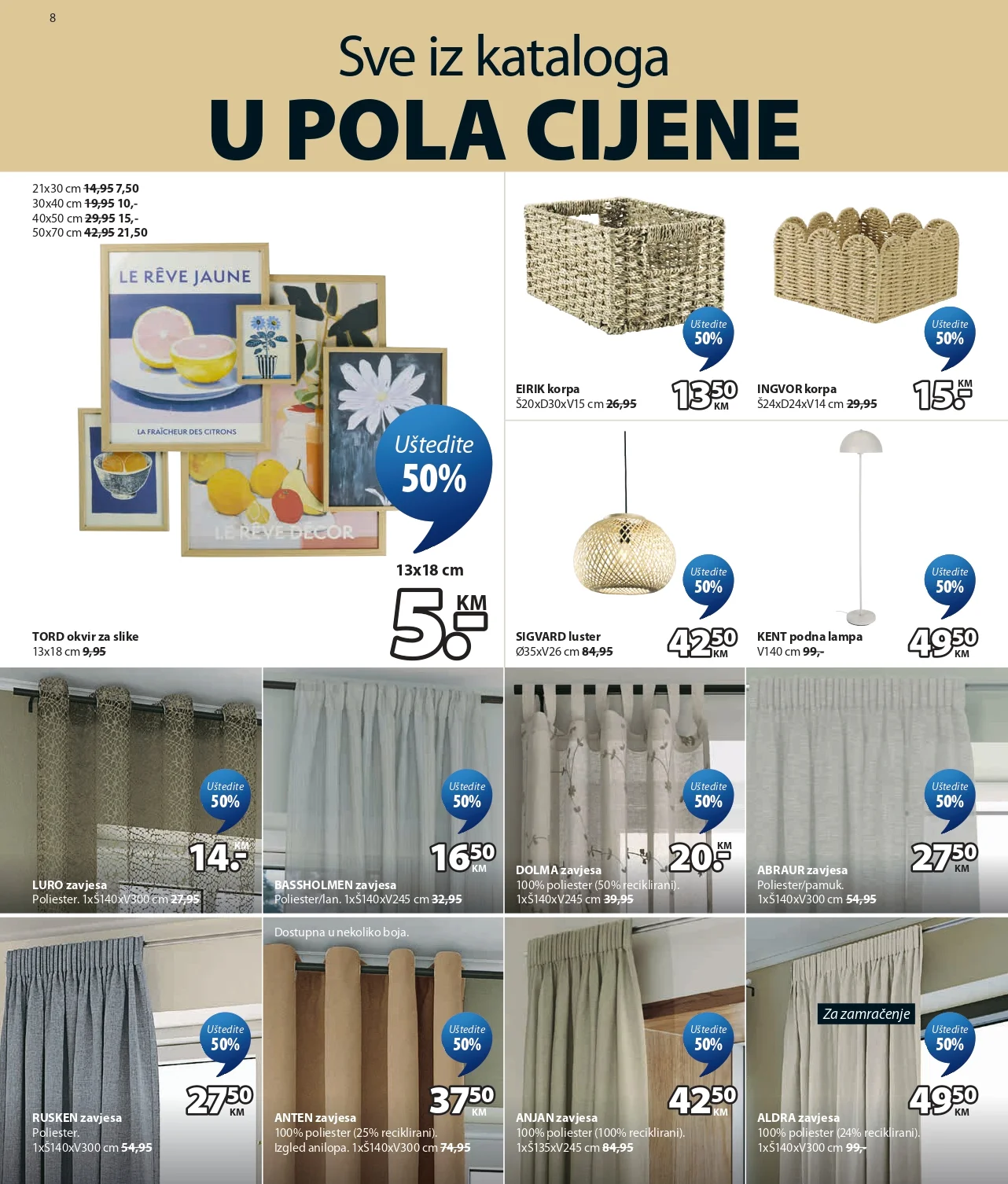 Jysk katalog SVE U POLA CIJENE 5-18.8.2026. - str. 9