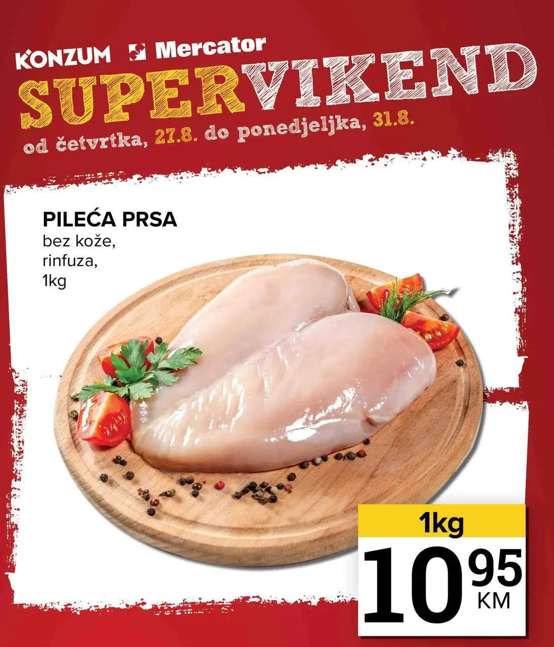 Konzum vikend akcija 27-31.8.2026. - str. 1