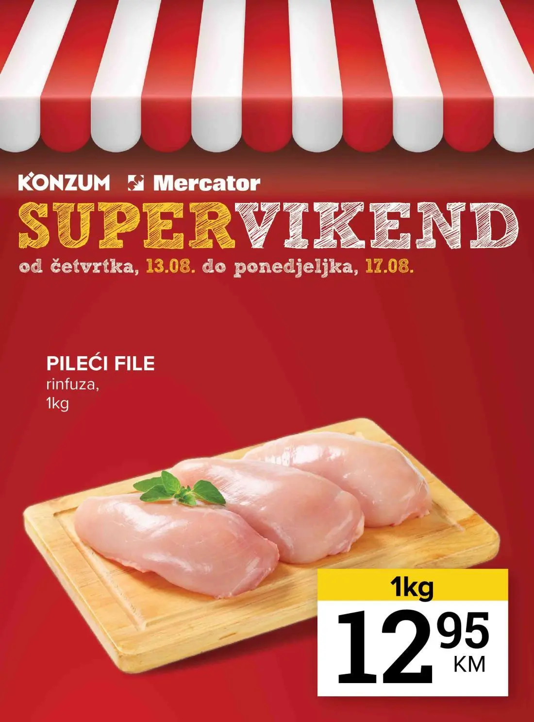Konzum vikend akcija 13-17.8.2026. - str. 1