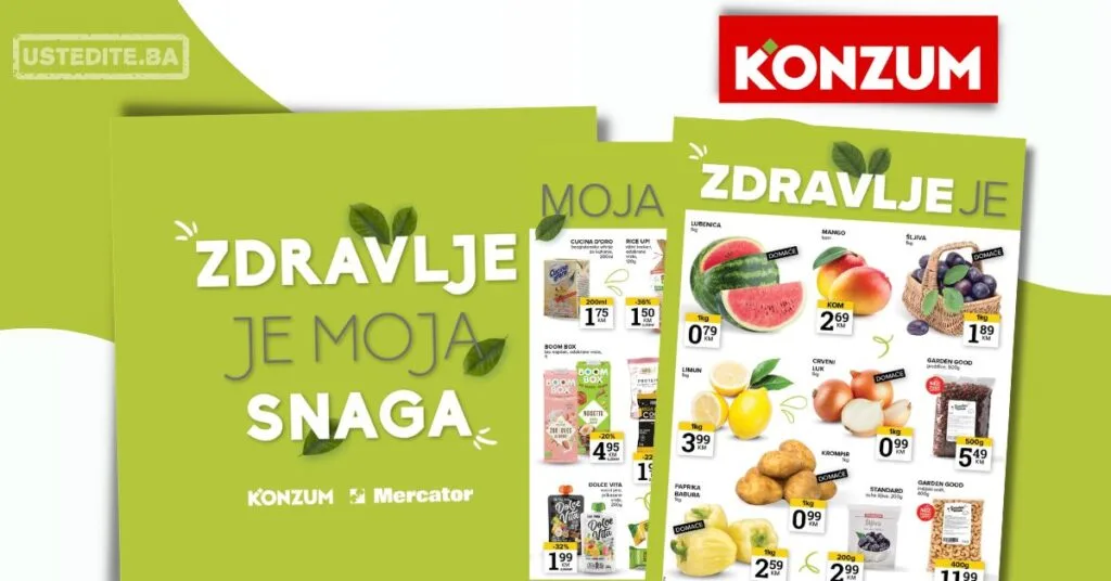 Konzum ZDRAVE NAMIRNICE 4-10.8.2026.