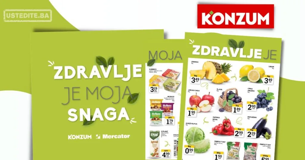Konzum ZDRAVE NAMIRNICE 18-24.8.2026.