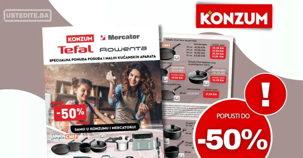 Konzum katalog TEFAL & ROWENTA 4.8-31.10.2026.