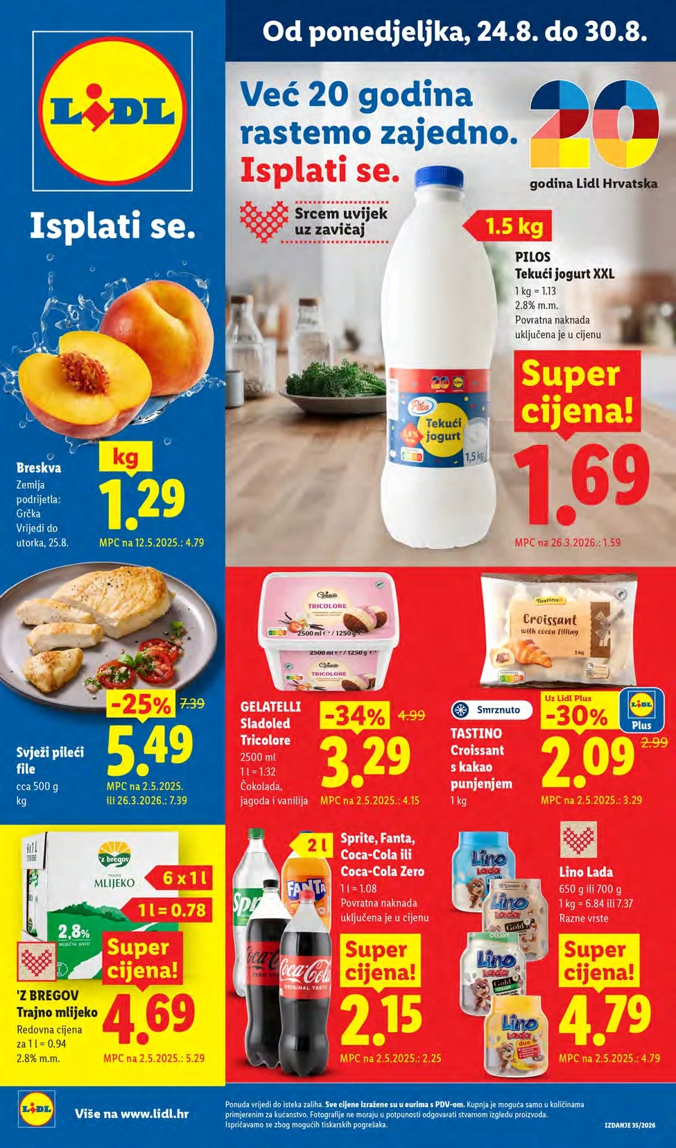 Lidl katalog HRVATSKA 24-30.8.2026. - str. 1