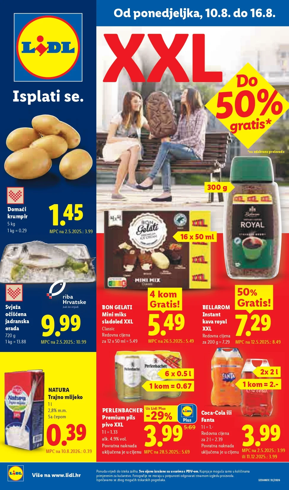 Lidl katalog HRVATSKA 10-16.8.2026. - str. 1
