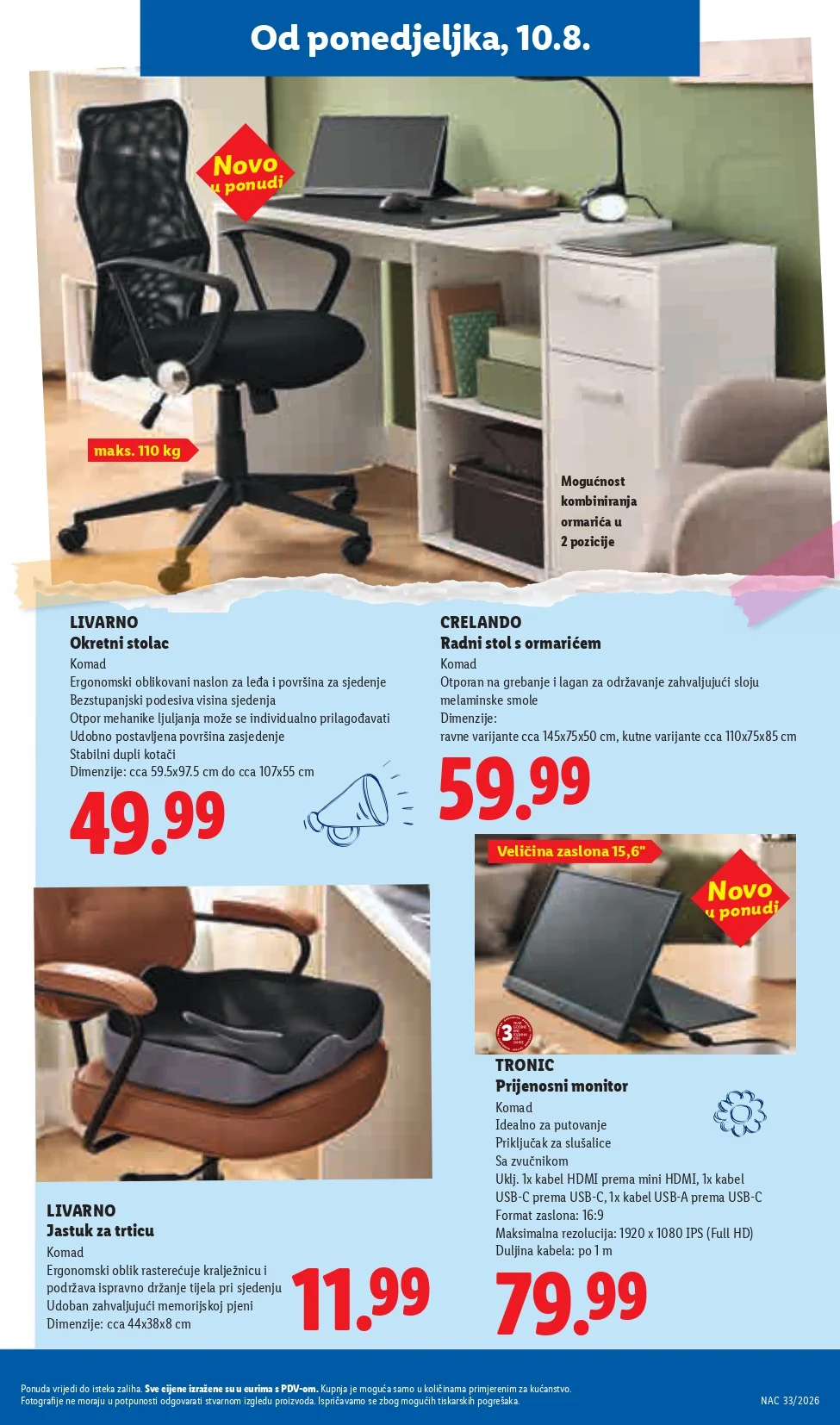 Lidl katalog HRVATSKA 10-16.8.2026. - str. 33
