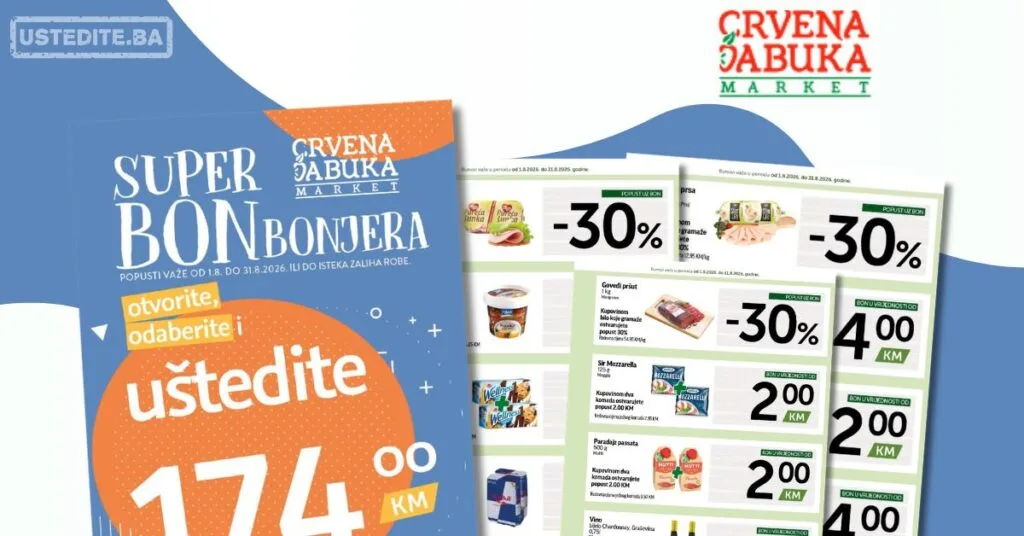 Crvena jabuka katalog SUPER BONBONJERA 1-31.8.2026.