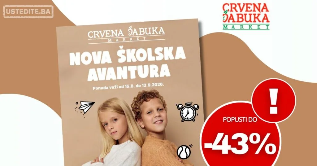 Crvena jabuka katalog ŠKOLA 15.8-13.9.2026