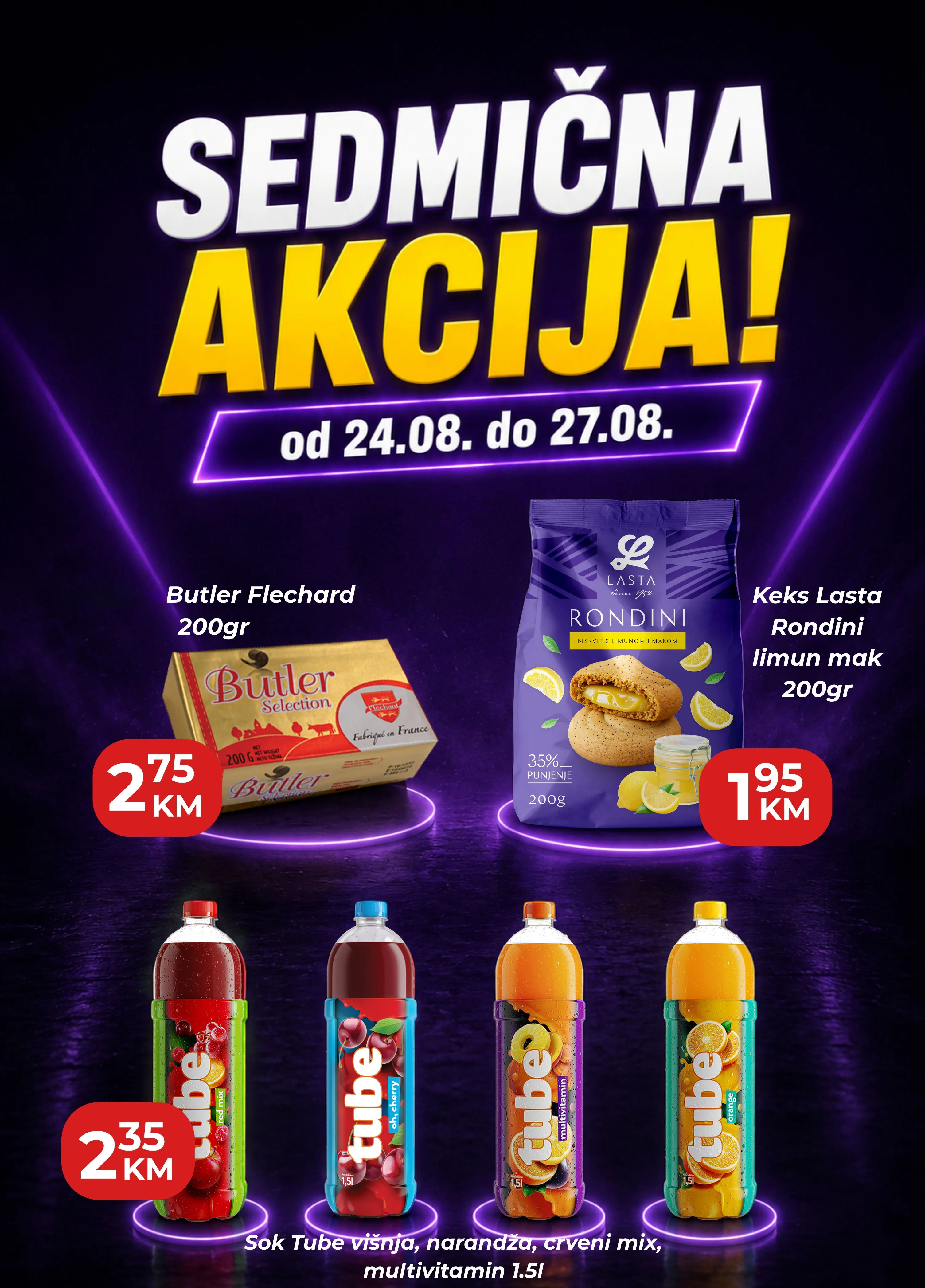 Hass komerc Zenica SEDMIČNA AKCIJA 24-27.8.2026. - str. 1