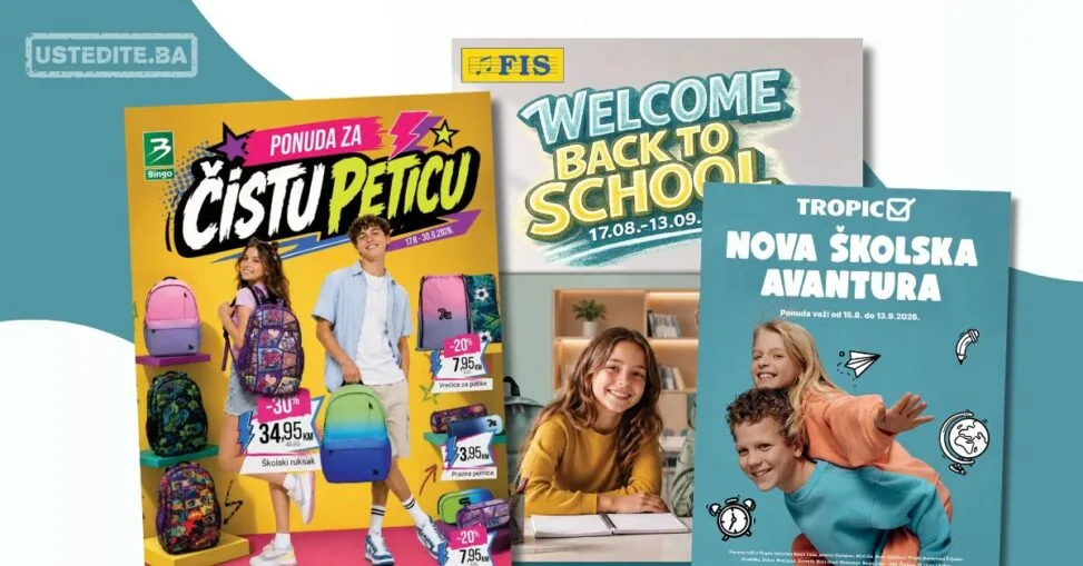 Ruksaci za školu i vrtić 2026: Stitch, TOP Model, K-pop, Spider-Man i još mnogo toga
